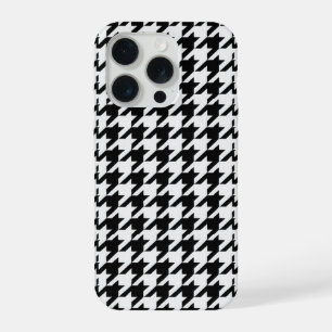 Precioso Houndstooth Blanco y Negro