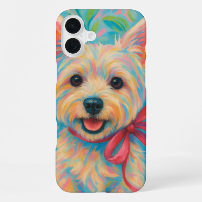 Funda Para iPhone Preppy Westie (Reverso )