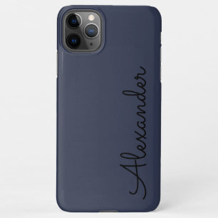 Funda Para iPhone 11Pro Max PRESUPUESTO Dusty Blue Handwriter Personalizado