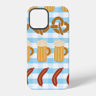 Funda Para iPhone 12 Pretzels cerveza salchicha alineados sin fisuras v