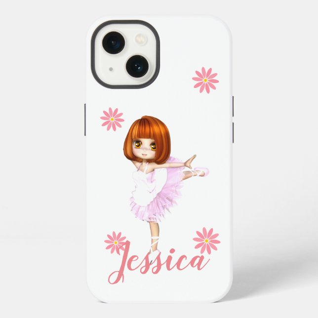 Funda Para iPhone Prima Ballerina Personalizada (Reverso )