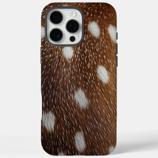 Funda Para iPhone 16 Pro Max Primer plano de la piel de ciervo manchado