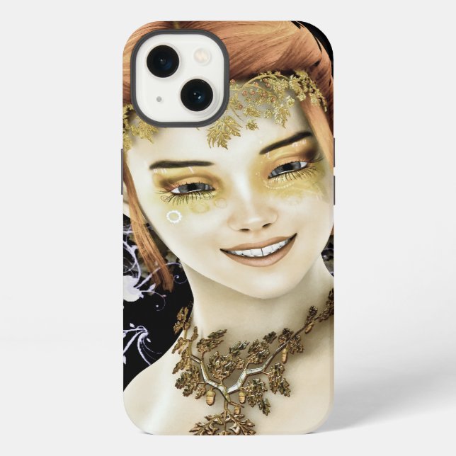 Funda Para iPhone Princesa de Otoño (Reverso )
