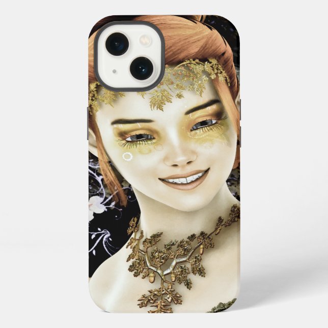 Funda Para iPhone Princesa de Otoño (Reverso )