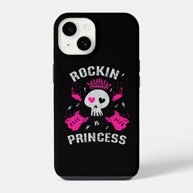 Funda Para iPhone Princesa Rockin (Reverso )