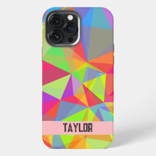 Funda Para iPhone 13 Pro Max Prisma geométrico colorido caleidoscopio arcoíris