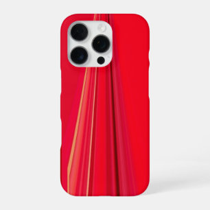 Funda Para iPhone 16 Pro Profundidad Carmesí Arte Abstracto de Hermosa Te