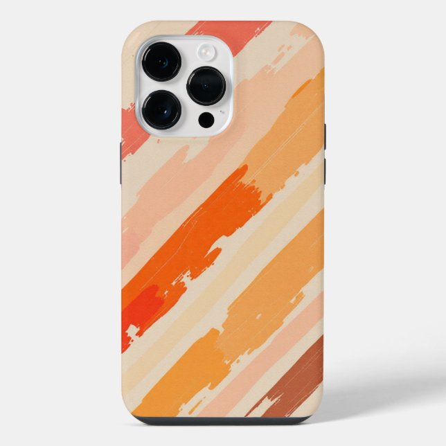 Funda Para iPhone Protector de Franja de Atardecer (Reverso )