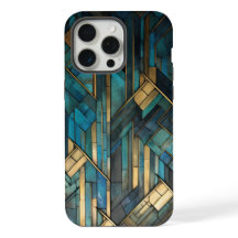 Protector Verde azulado de oro turquesa inspirado
