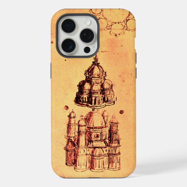 FUNDA PARA iPhone PROYECTO ARQUITECTÓNICO RENACENTISTA, ARQUITECTO (Reverso )