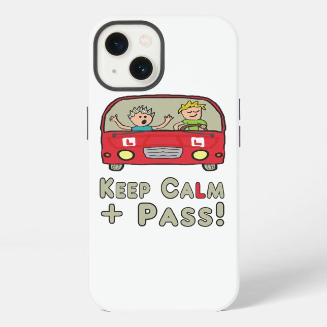 Funda Para iPhone Prueba de Conducir Sin Nervios (Reverso )