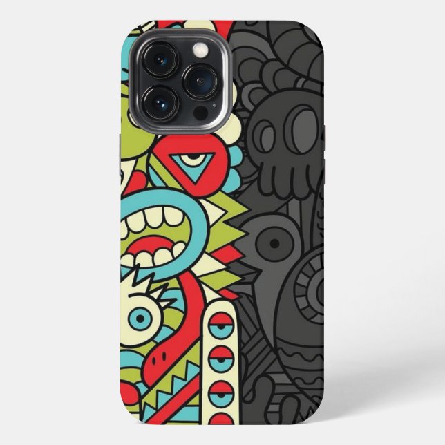 Funda Para iPhone Psychedelic Patterns (Reverso )