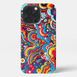Funda Para iPhone 13 Pro Psychedelische bunte Grafik