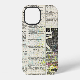 Funda Para iPhone 12 Publicidad de periódicos de época