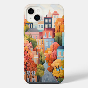 Funda Para iPhone 14 Plus Pueblo Colorido
