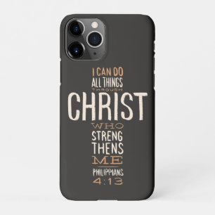 Funda Para iPhone 11Pro Puedo Hacer Todas Las Cosas A Través Del Verso De