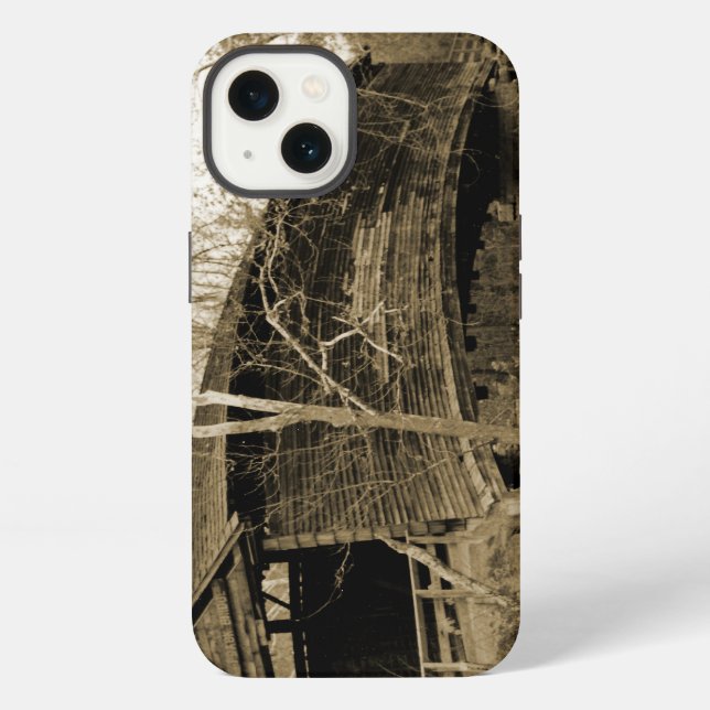 Funda Para iPhone Puente cubierto (Reverso )