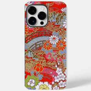 Funda Para iPhone 14 Pro Max Puente de Flor de Origami de Washi Japonés Elegant