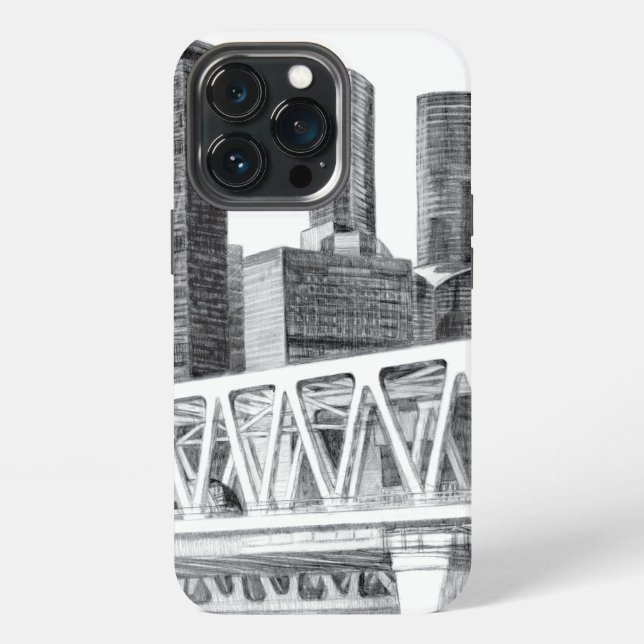 Funda Para iPhone Puente del metro (Reverso )