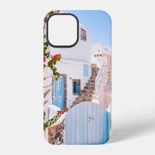 FUNDA PARA iPhone 12 PUERTA AZUL CERRADA