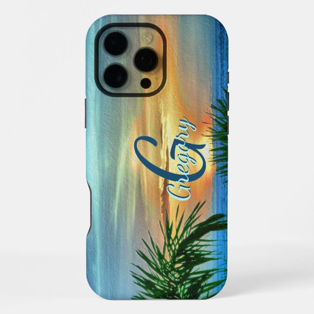 Funda Para iPhone Puerto Sunset 1557 (Reverso )