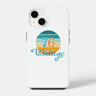 Funda Para iPhone 14 Puesta de sol retro 76 vintage desgastada
