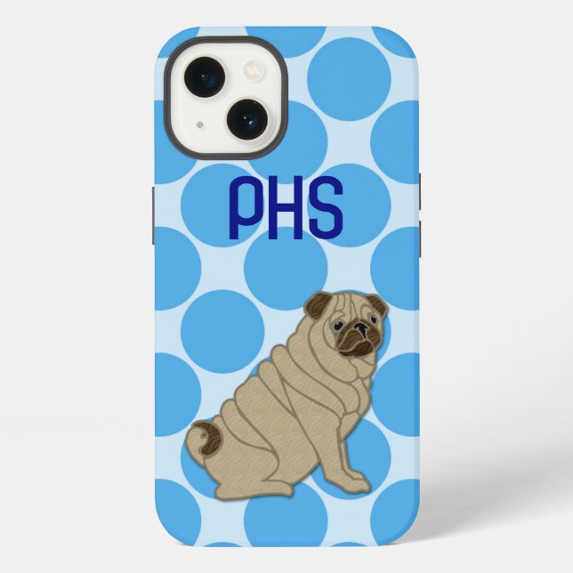 Funda Para iPhone pug (Reverso )
