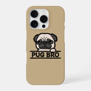 Funda Para iPhone 16 Pro PUG BRO – Regalo divertido y lindo para amantes de
