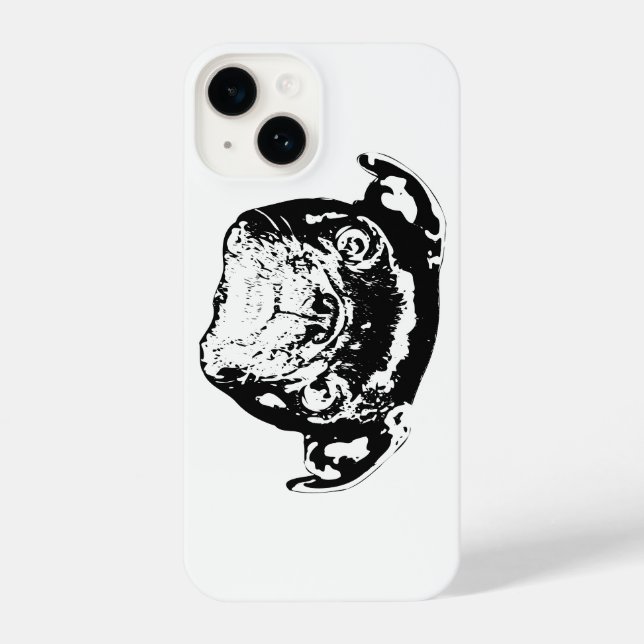 Funda Para iPhone Pug Spirit Holiday Case (Reverso )