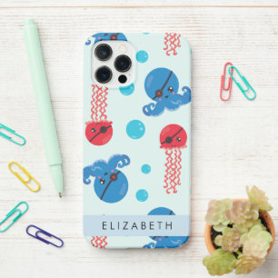Funda Para iPhone 12 Pro Pulpo pirata, medusa pirata, mar, tu nombre