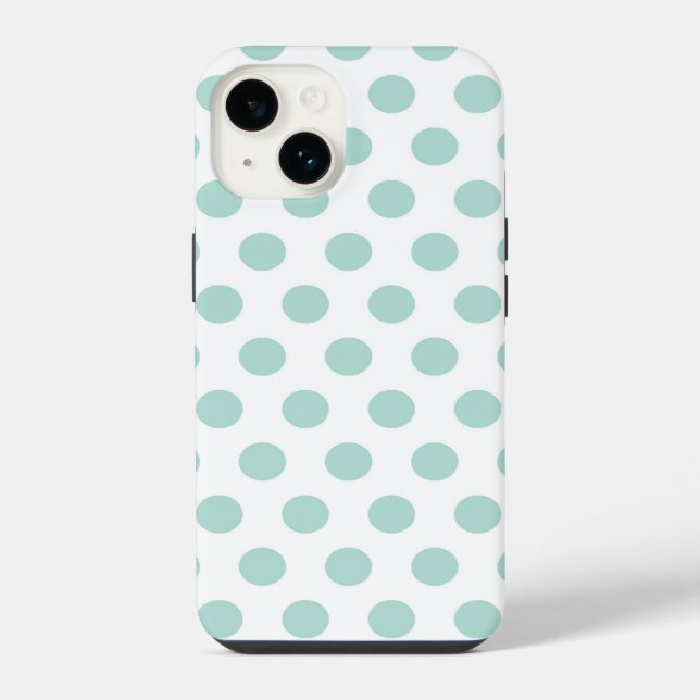 Funda Para iPhone Punto de menta (Reverso )