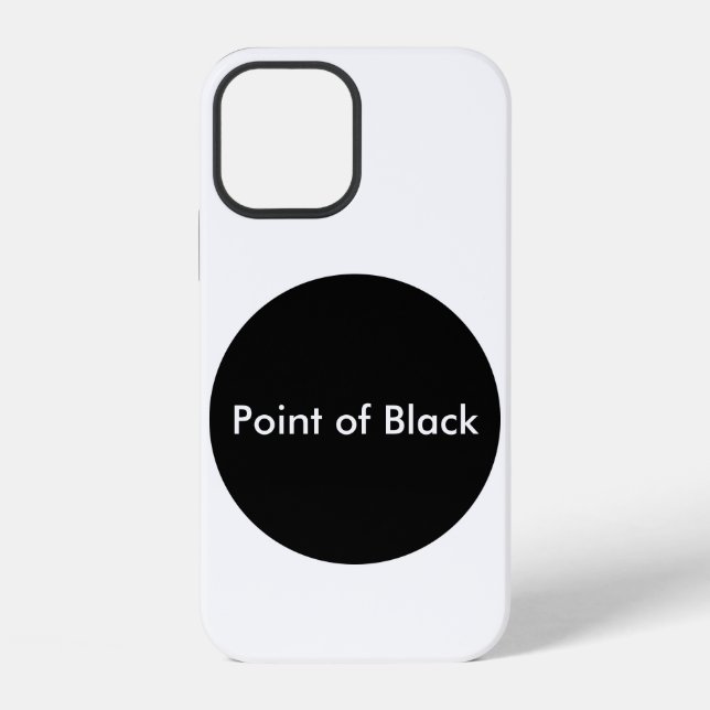 Funda Para iPhone Punto de Negro (Reverso )