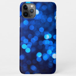 Funda Para iPhone 11Pro Max Puntos de luz azul abstractos