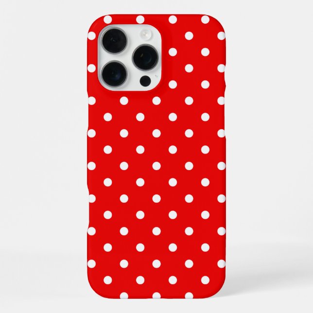 Funda Para iPhone Puntos de polka (Reverso )