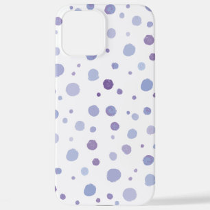 Funda Para iPhone 12 Pro Max puntos de polka pintados a mano