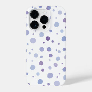 Funda Para iPhone 14 Pro puntos de polka pintados a mano