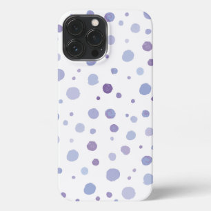 Funda Para iPhone 13 Pro Max puntos de polka pintados a mano