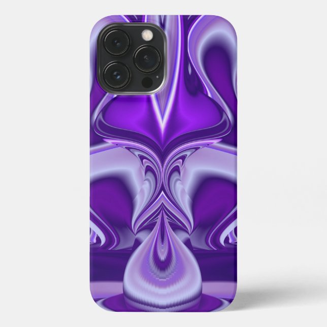 Funda Para iPhone Purple Flower Rainbow Dreams (Reverso )