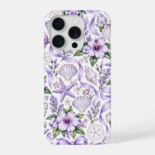 PurpleCoastalCoquetteLavenderBowSeashellhubuskis 