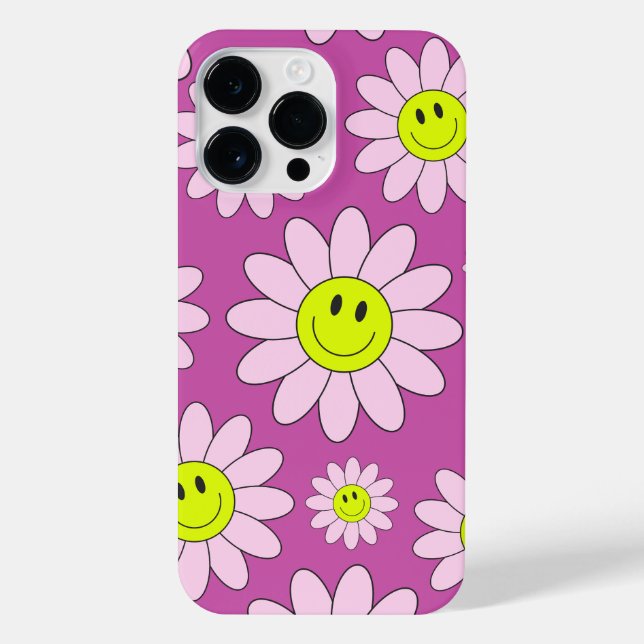 Funda Para iPhone Púrpura feliz (Reverso)