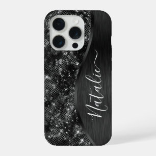 Purpurina negro metálico personalizado