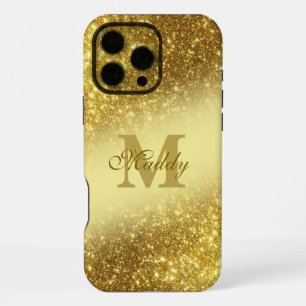 Funda Para iPhone 16 Pro Max purpurinoso de oro personalizado