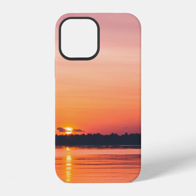 FUNDA PARA iPhone PUSTA DE SOL SOBRE HORIZONTE (Reverso )