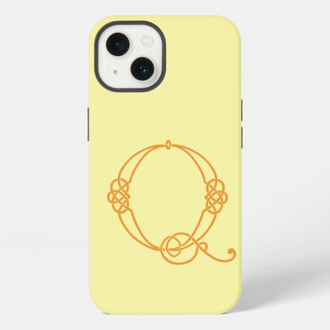 Funda Para iPhone Q personalizada de Knot celta (Reverso )