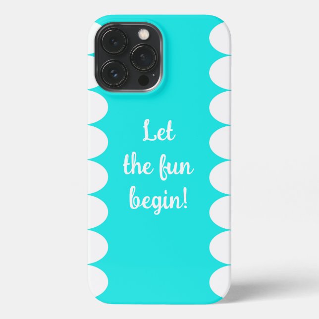 Funda Para iPhone ¡Que empiece la diversión! (Reverso )