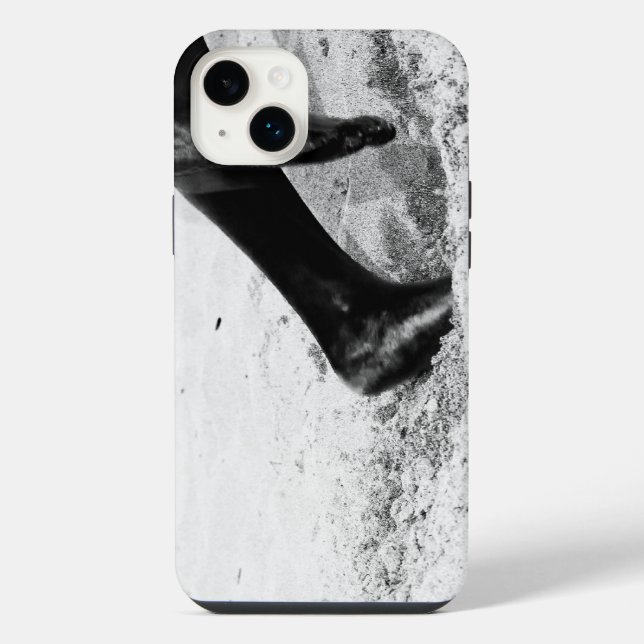 Funda Para iPhone quedándose sin arena (Reverso)