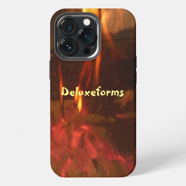 Funda Para iPhone Quemando carbón (Reverso )