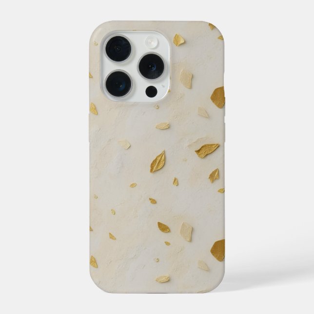 Funda Para iPhone Quiet Gold — Lujo Sutil y Suite de Boda (Reverso )