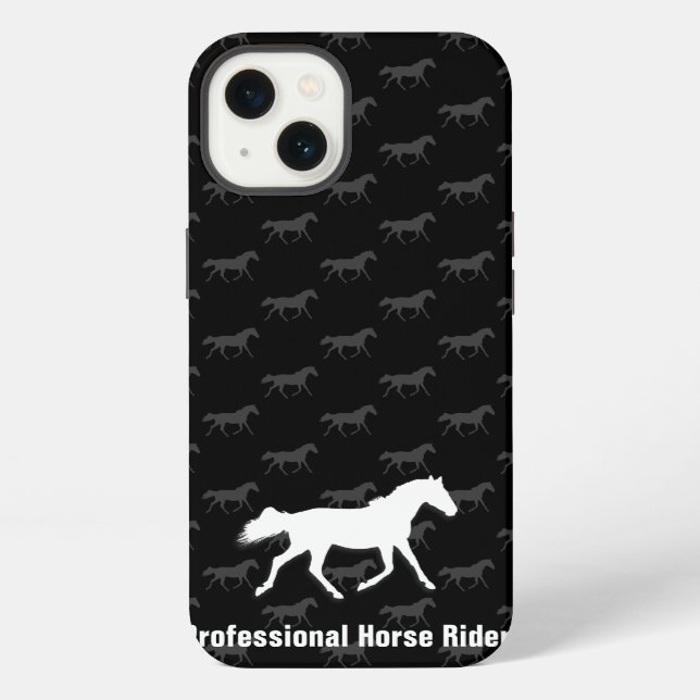 Funda Para iPhone Race Horses Pattern | Professional (Reverso )