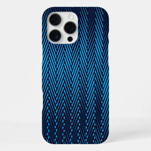 Funda Para iPhone 16 Pro Max Rad Resumen Geometric Black and Blue Stripes Tripp